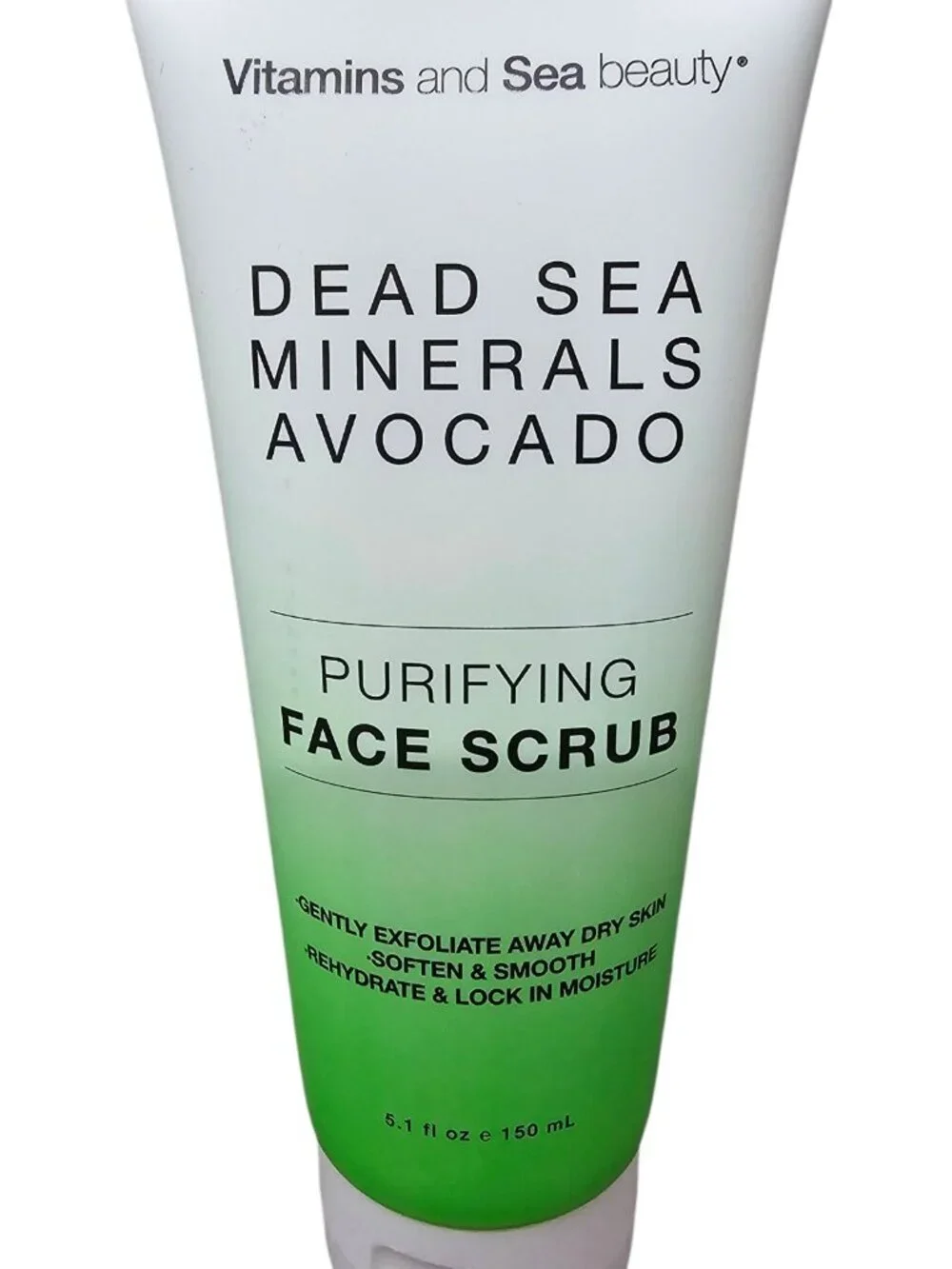 Vitamins and Sea Beauty Dead Sea Minerals Avocado Purifying Facial Scrub